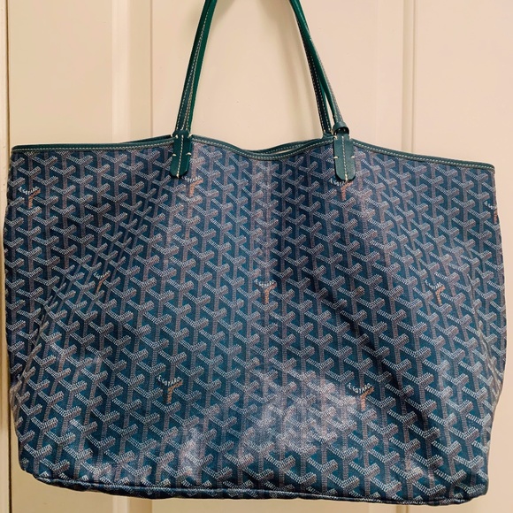 goyard gm green tote